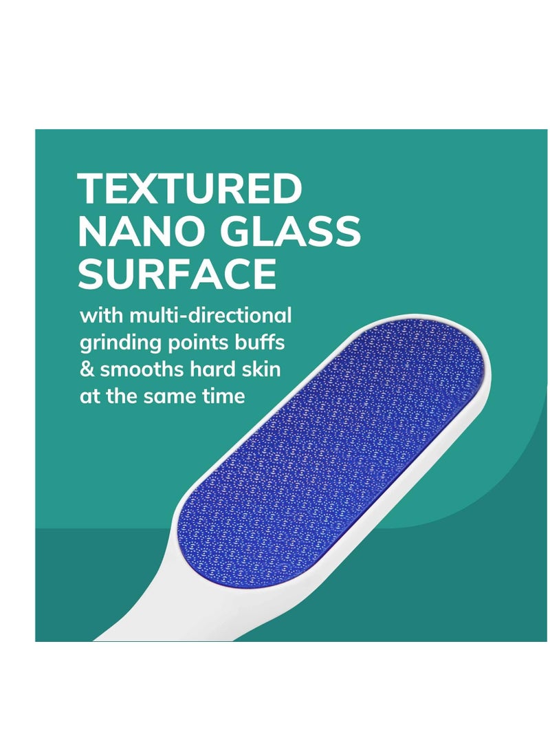 Dr. Scholl's Dr. Scholl's Hard Skin Remover Nano Glass Foot File - Foot Callus Remover, Durable Foot Scrubber, Dead Skin Remover, Hygienic Pedicure Tool, Long Lasting Foot Buffer, Soft Smooth Feet  - Image 2