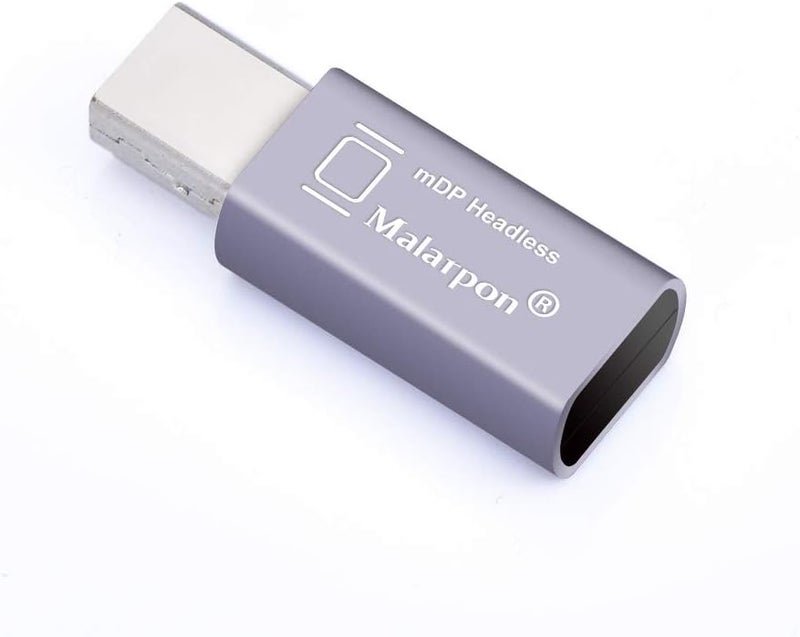 Malarpon Mini DispalyPort Headless Ghost Display Emulator with Blue Light for PC 4K Mini DP Dummy Plug (fit Headless 1080@60Hz-3840x2160@17Hz) 2P - Image 3