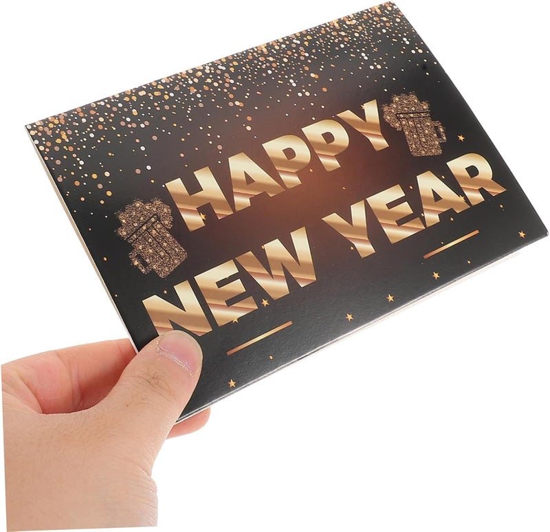 OSALADI Year Cards with Envelopes and Stickers Blank Inside Greeting Cards for Winter Holiday Wishes Stylish Party Supplies for Year Celebration and Family Gatherings - Image 4