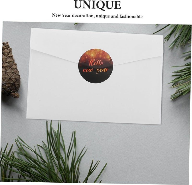OSALADI Year Cards with Envelopes and Stickers Blank Inside Greeting Cards for Winter Holiday Wishes Stylish Party Supplies for Year Celebration and Family Gatherings - Image 3
