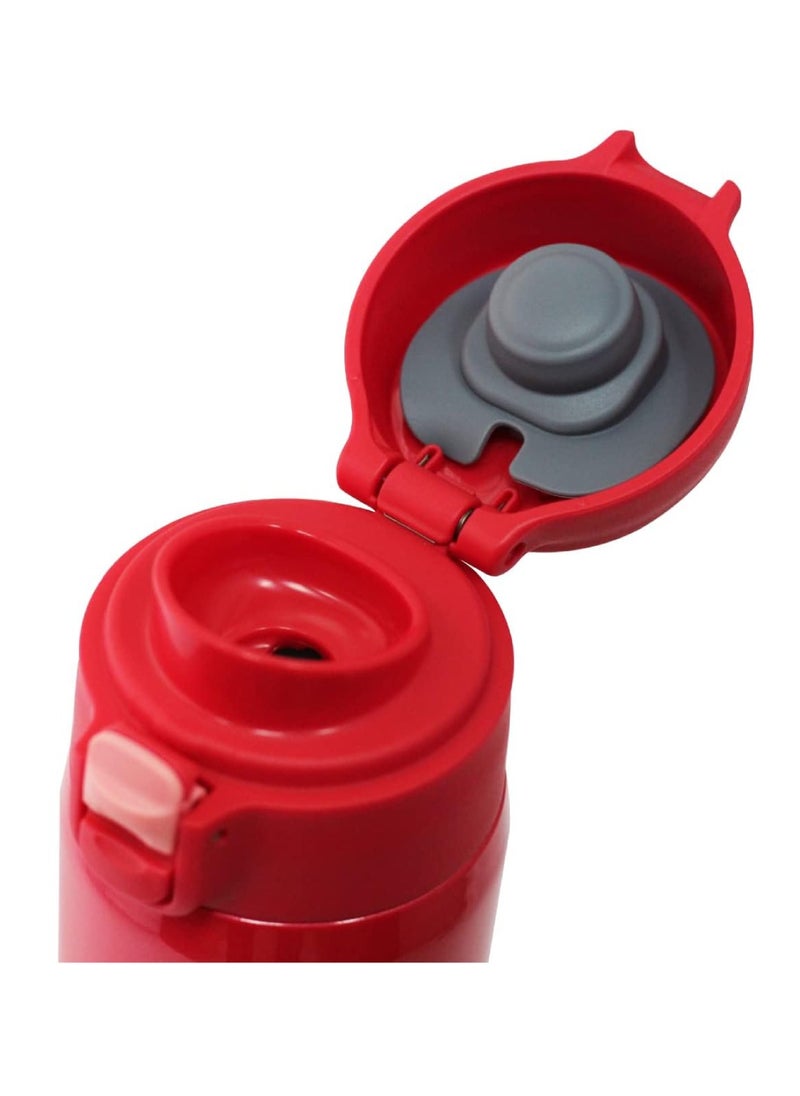 Peacock - SUS-316 Stainless Steel Water Bottle Double Wall Vacuum Insulated Water Bottle BPA Free Gym Bottle One Touch Press Leak Proof Water Bottle Multipurpose Use Keep Drinks Hot And Cold Red 700ML AKM70 - Image 1
