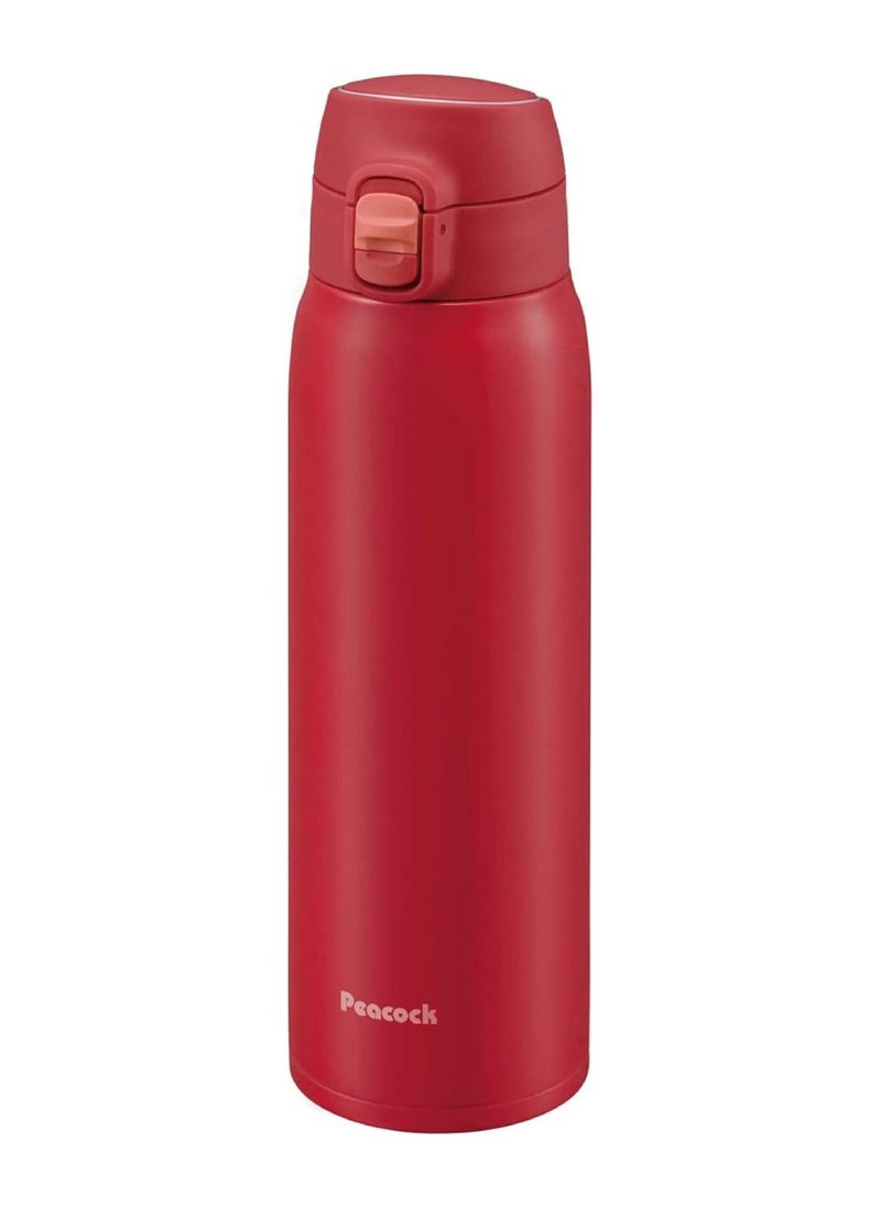 SUS-316 Stainless Steel Water Bottle Double Wall Vacuum Insulated Water Bottle BPA Free Gym Bottle One Touch Press Leak Proof Water Bottle Multipurpose Use Keep Drinks Hot And Cold Red 700ML AKM70 - pzsku/ZB421D74CED32B0E4618BZ/45/_/1726163670/e5031a55-5beb-412d-80fa-c8cbc7c8d38b