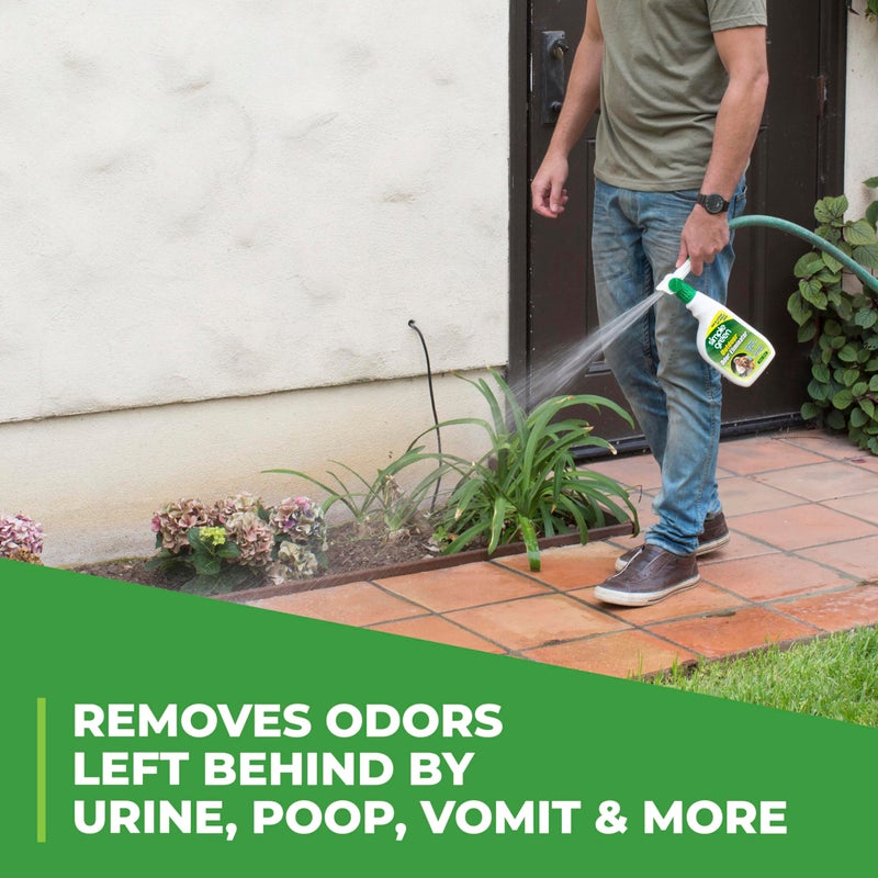 simple green مزيل الروائح الخارجي البسيط الأخضر للحيوانات الأليفة، الكلاب، 1 جالون إعادة تعبئة - مثالي للعشب الصناعي والفناء، أبيض حليبي - Image 5