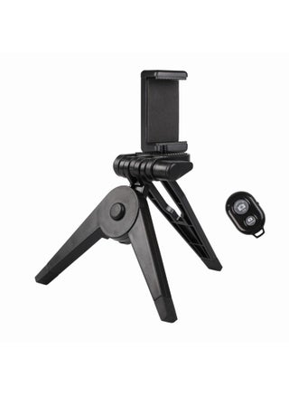 Foldable Mini Tripod Stand for Live Streaming[Remote Control 1] plate tripod + double hole clip + remote control [Remote Control 1] plate tripod + double hole clip + remote control - pzsku/ZB421EE05A7D6158CFFD1Z/45/1746203218/40eea535-0018-40fc-8764-ba8f86dbc176