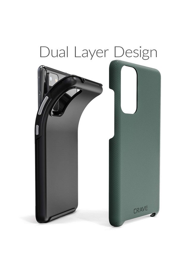 Crave Dual Guard for Samsung Galaxy S20 FE Case, Shockproof Protection Dual Layer Case for Samsung Galaxy S20 FE, S20 FE 5G - Forest Green - Image 4