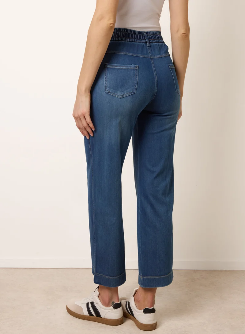 Blue Vanilla Elasticated Waist Jeans