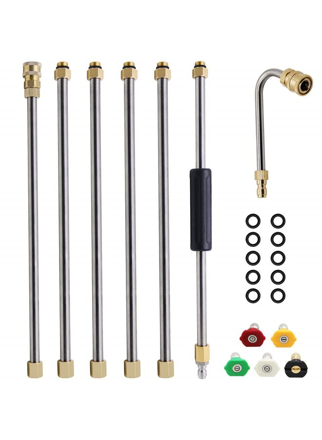 مجموعة عصا تمديد غسالة الضغط - Image 1