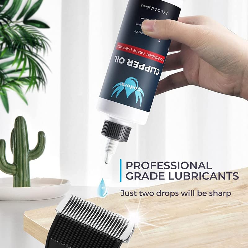 Godora 8 oz Premium Hair Clipper Oil Blade Oil with Scientifically Formulated | Odorless & Anti-Rust Clipper Oil for Hair Trimmers and Clippers | Trimmer Oil Extends The Life of Clipper & Blades - Image 2