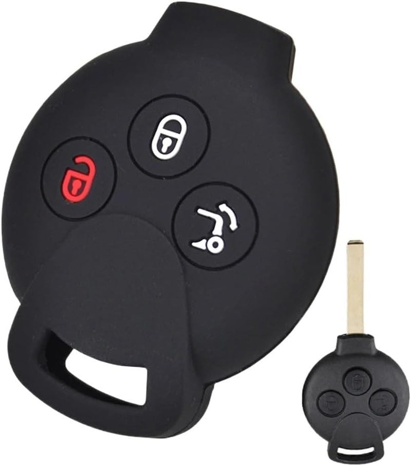 QASULER Silicone Car Key Case Cover - Image 3