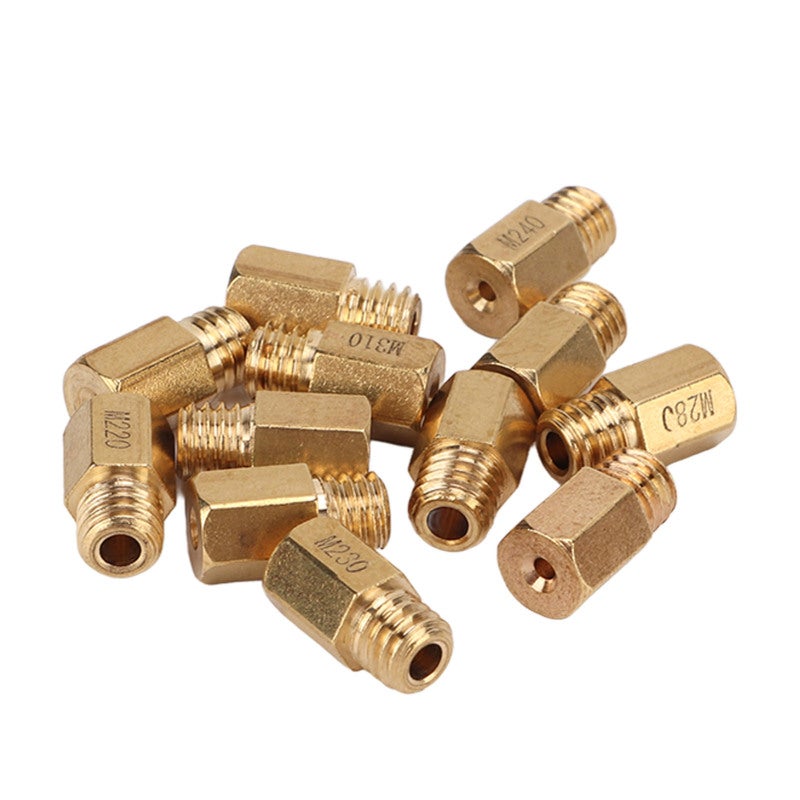 Carburetor Main Jet Kit 12Pcs Hex Type Brass Jets - Strong Compatibility Stable Performance for Mikuni VM TM TMX Carburetor Replacement Maintenance - Image 2