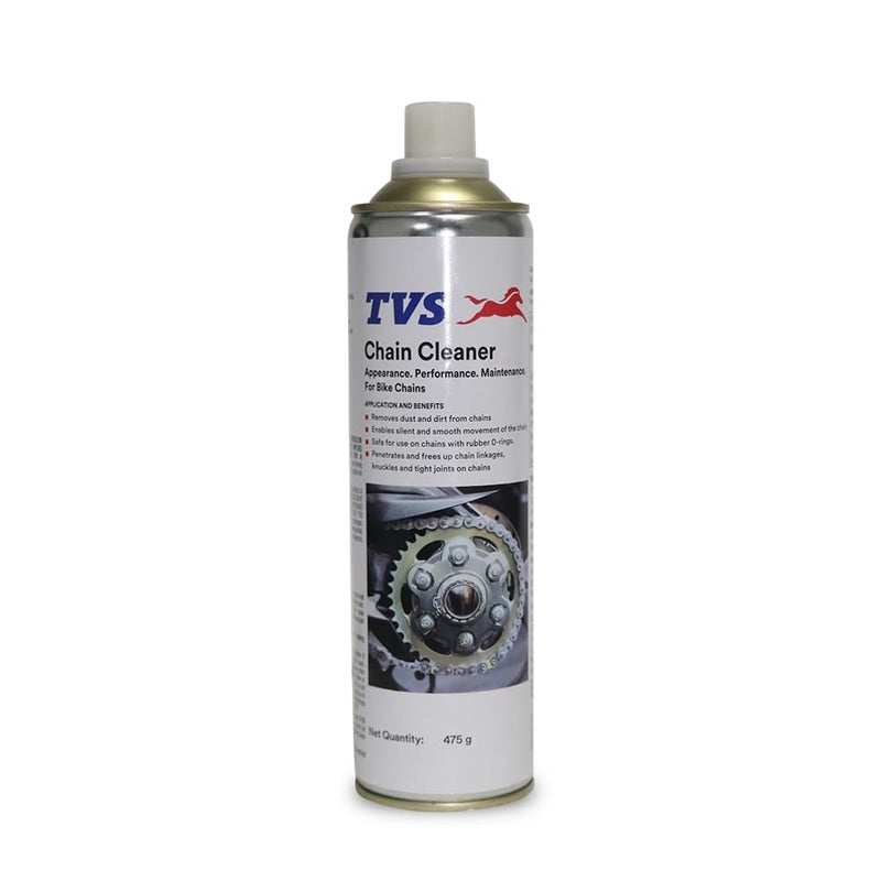 TVS Racing Chain Cleaner | for All Bikes | Motorbikes & Bicycles Spray | White - Image 3