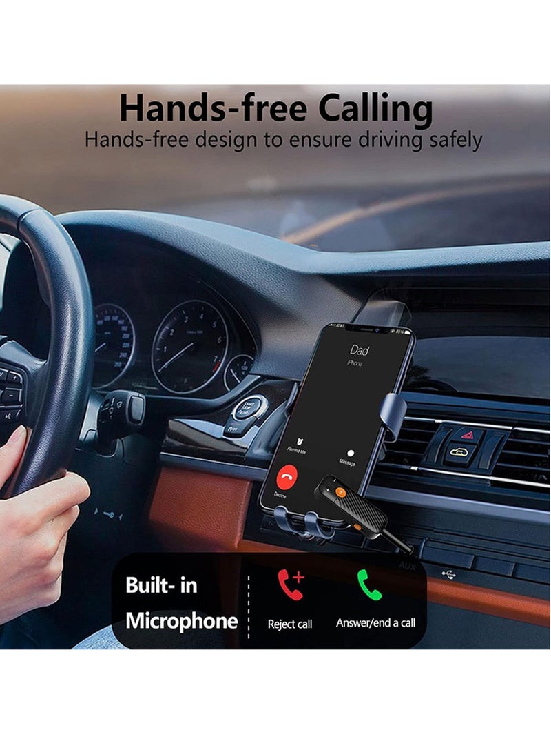 Generic Bluetooth 5.2 Transmitter and Receiver 2 in 1 Wireless 3.5mm Bluetooth Adapter, Aux Bluetooth Audio Car Adapter Compatible with TV Car Home Stereo System Headphones  - Image 2
