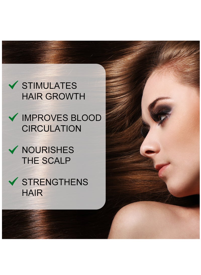 PEPHUCA 60ml Rosemary Essential Oil  for Hair Growth Pure Organic Rosemary Oil for Dry Damaged Hair and Growth Hair Scalp Oil  Pure and Natural Premium Quality Oil Hair Loss Treatment Oil for Men and Women - Image 4