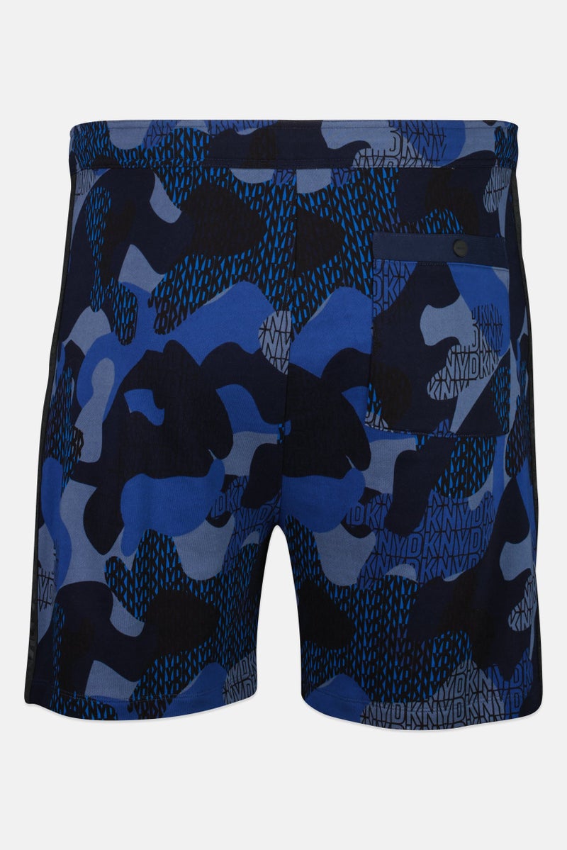DKNY Men Regular Fit Camouflage Print Basic Shorts, Multicolor - Image 4