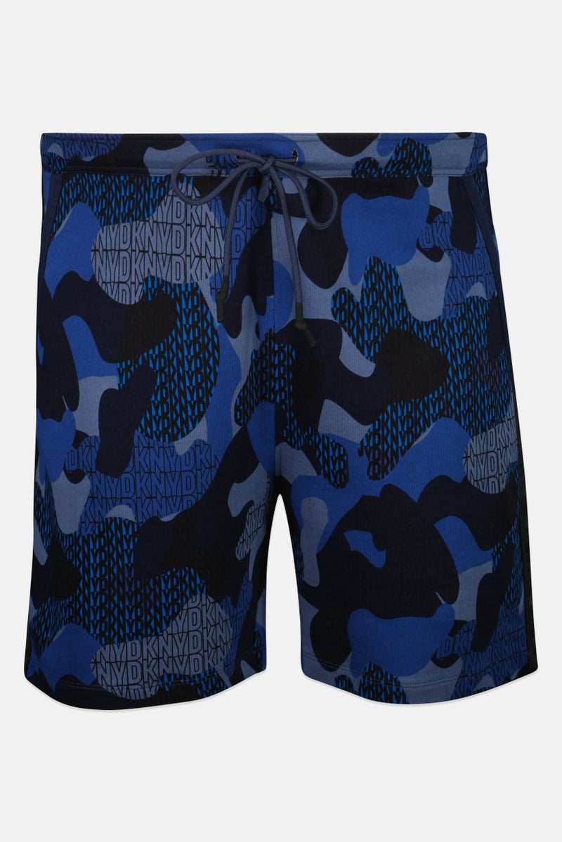 DKNY Men Regular Fit Camouflage Print Basic Shorts, Multicolor - Image 3