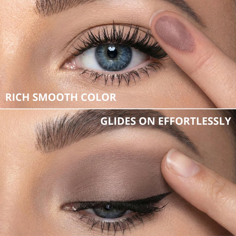 Lamora Nude Eyeshadow Palette - 12 Soft Pink Rose Shadows, Multi-Use Eye Makeup Palette with Matte & Shimmer Finishes, Ultra-Blendable Everyday Neutrals, Long-lasting Wear, Travel Makeup with Mirror - Image 3