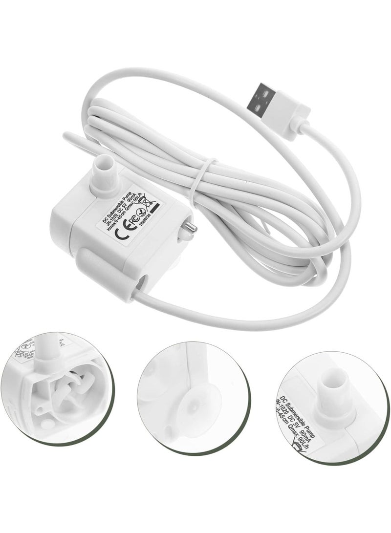 Mini USB Water Pump For Multiple Styles Pet Cat Water Fountain Auto Cat Dog Drinking Fountain Replacement Water Mute Pump Accessories - Image 2