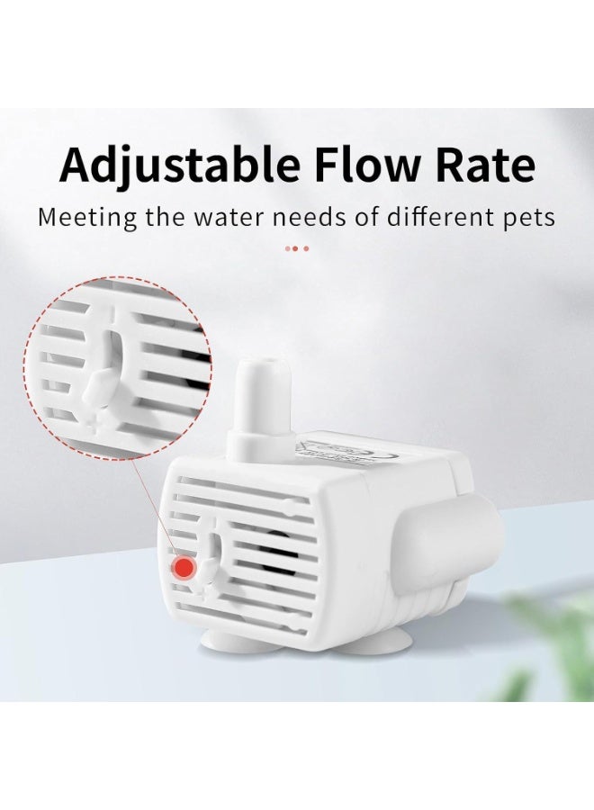 Mini USB Water Pump For Multiple Styles Pet Cat Water Fountain Auto Cat Dog Drinking Fountain Replacement Water Mute Pump Accessories - Image 5