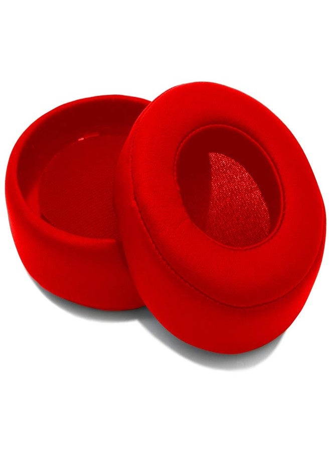 Mmobiel Replacement Earpads Compatible with Beats by Dr. Dre Pro Detox by MMOBIEL - Memory Foam & Protein PU Cushions - Soft Over-Ear Pads - Red - Image 1