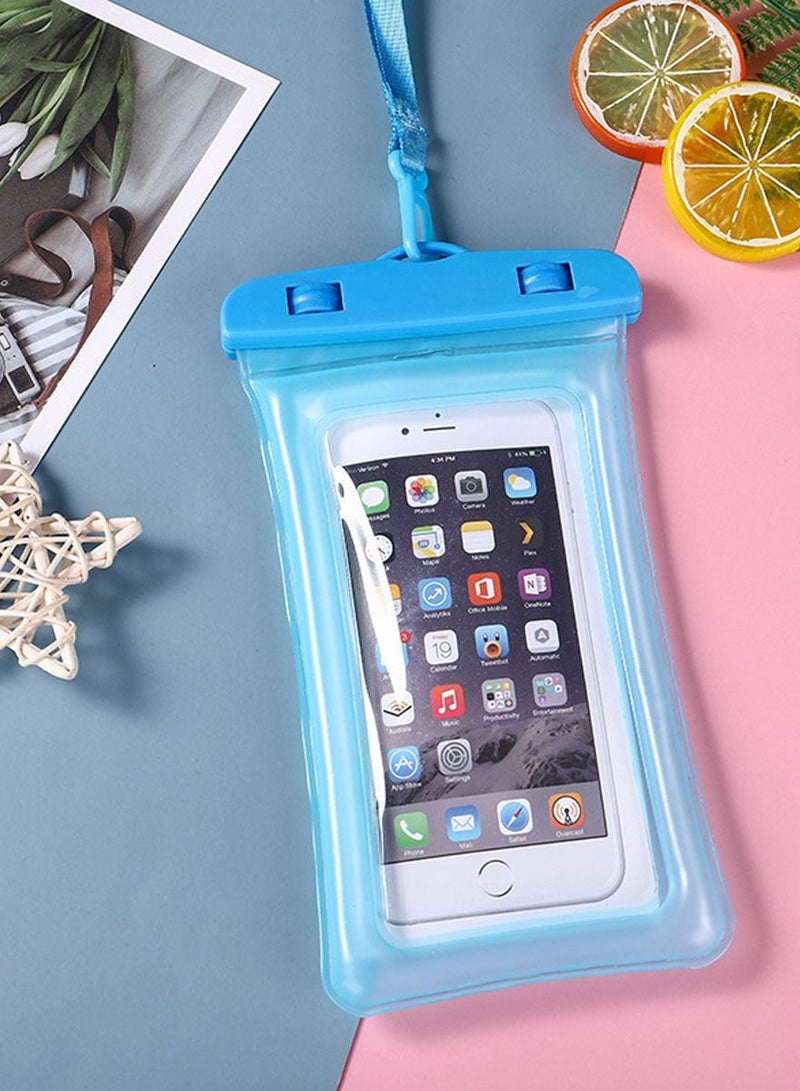 QUTOOB Waterproof Phone Pouch with Lanyard, Dustproof Dry Bag, Floating Water Bag For Mobiles, Perfect For Swimming, Underwater Enjoyment, Beach, Pools, Keeps Your Mobile Safe and Floating - Image 4