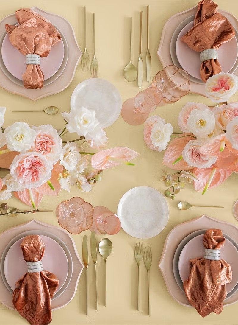 Oil-proof rectangular tablecloth, solid color tablecloth, no stitching whole tablecloth, tablecloth suitable for catering events, dinner parties, weddings, buffet tables or home, washable tablecloth Gold(1.45*1.8m/4.76 x 5.9ft) - Image 5