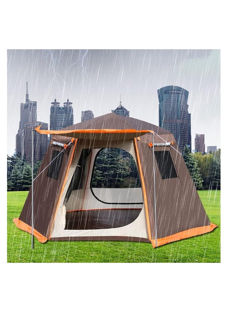 Toby's - Pop Up Tent 3-8 Person Beach Tent Sun Shelter Outdoor Camping Family Tent Instant Tent Easy Set Up - Image 1