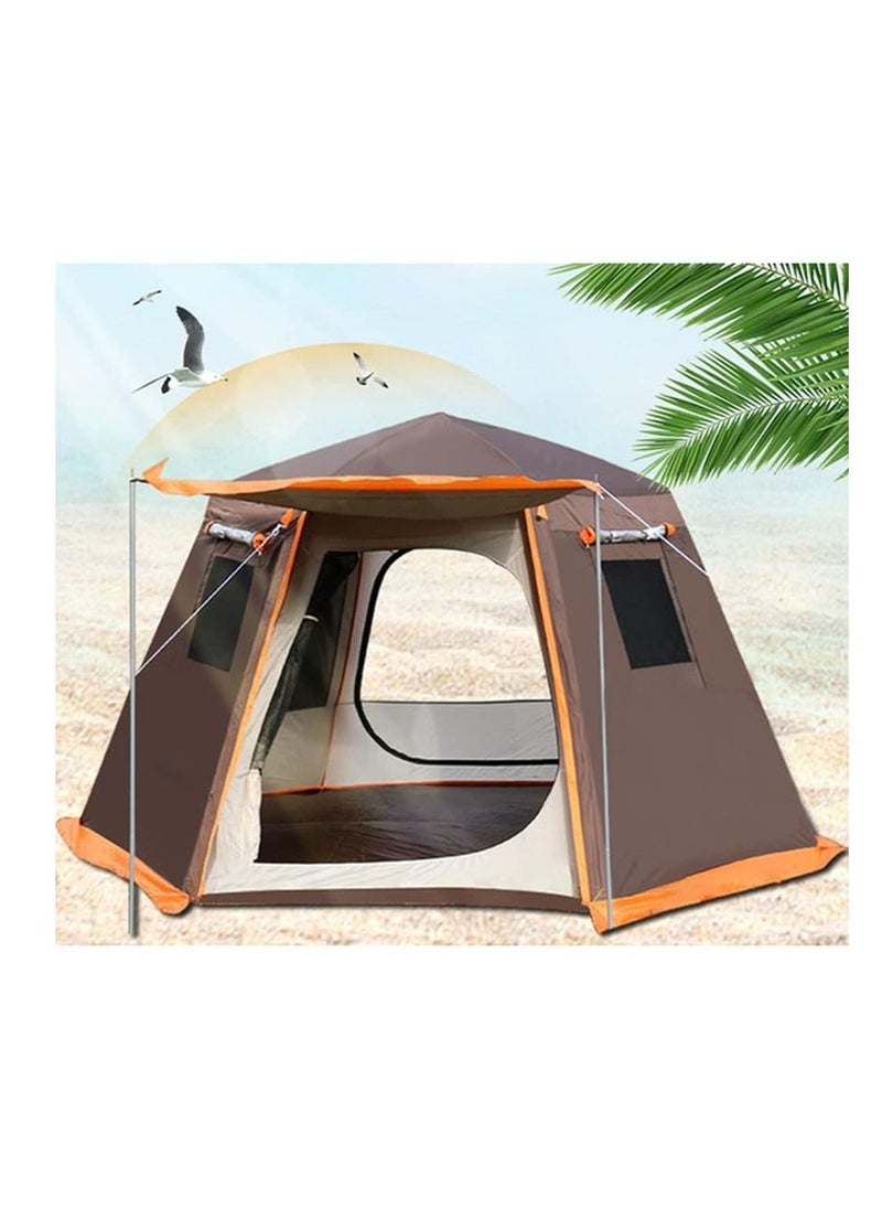 Toby's - Pop Up Tent 3-8 Person Beach Tent Sun Shelter Outdoor Camping Family Tent Instant Tent Easy Set Up - Image 1