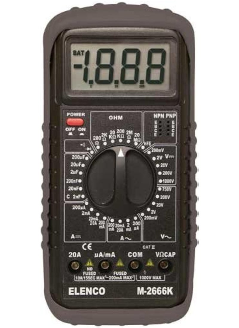 Elenco Elenco - Deluxe Full Function Digital Multimeter Kit [ M-2666K ]  - Image 1