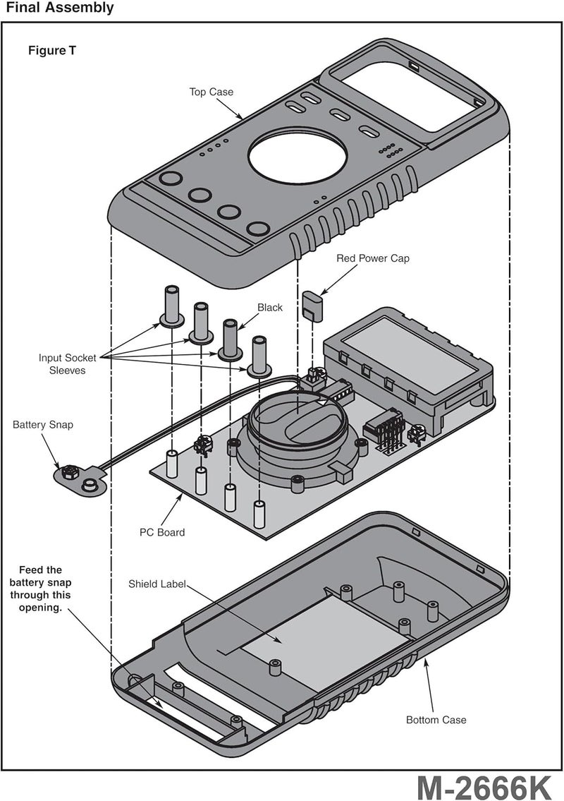 Elenco - Deluxe Full Function Digital Multimeter Kit [ M-2666K ] - Image 2