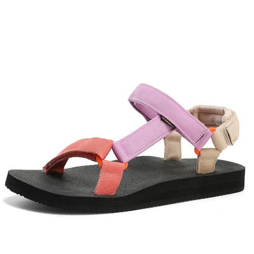 Muboliy Women's Sandals Casual Summer Water Sandals with Arch Support Yoga Mat Insole Outdoor Wadable Sandals - Image 1