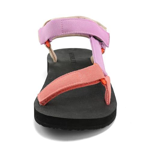 Muboliy Women's Sandals Casual Summer Water Sandals with Arch Support Yoga Mat Insole Outdoor Wadable Sandals - Image 4