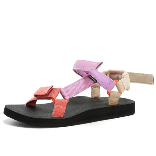 Muboliy Women's Sandals Casual Summer Water Sandals with Arch Support Yoga Mat Insole Outdoor Wadable Sandals - Image 5