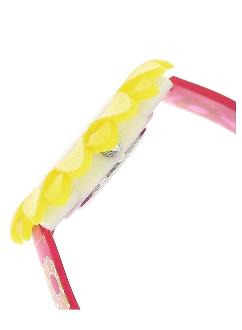 Zoop Silver Dial Watch with Plastic Case