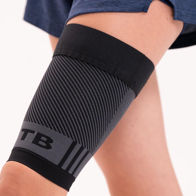 OS1st QS4 Compression Quad/Hamstring Sleeve with Iliotibial Band Brace for ITBS, hamstring pulls and weak quads and thighs - Image 1