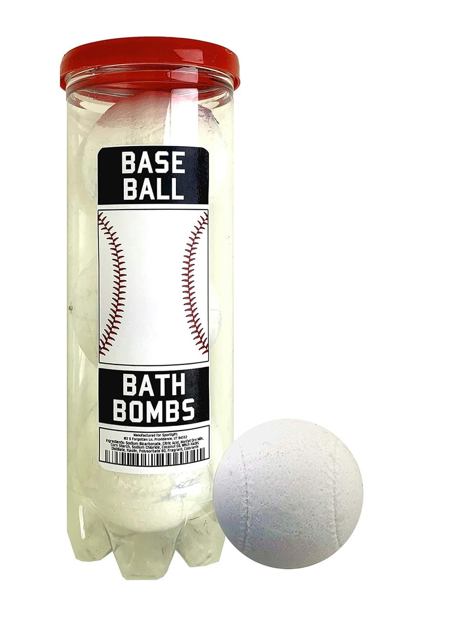Sportigift Baseball Bath Bombs  3 pack  Baseball Gifts  Luxury Scented Bath Bomb Fizzies  Great Gift for Baseball players Teammates Opponents Baseball Clubs and Leagues Birthdays Men Boys Women Girls 