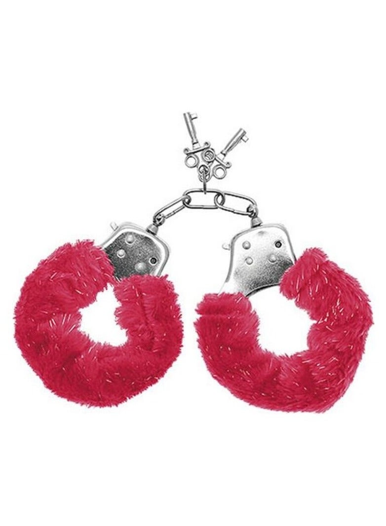 Metal Handcuffs Toy with Key for Masquerade  or Themed Parties
