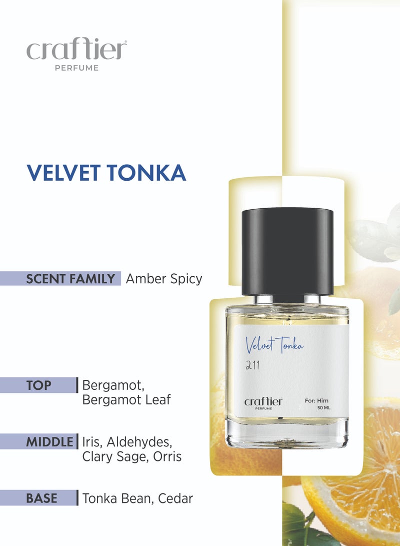 Craftier Perfume VELVET TONKA - Inspired By-AR. CODE PARFUM, Perfume For Men, Long Lasting Amber Spicy Fragrance, Eau De Parfum - 50ml - Image 3