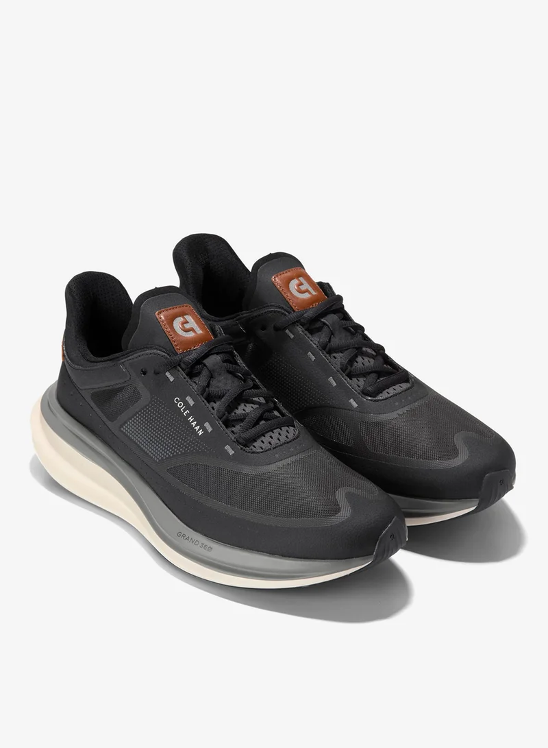 Cole Haan BLK/BRITISH TAN Men's Ã˜riginalGrand Quadstar Running Sneakers for Men | Best Price UAE