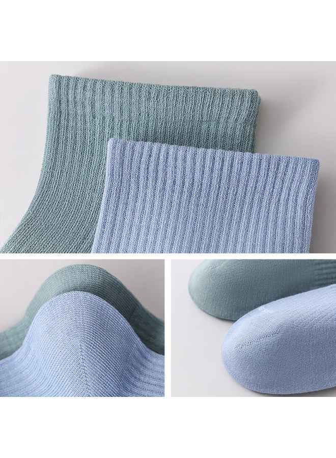 Youkeshu Men's Socks, Autumn And Winter Pure Cotton Short Socks, Mint Fragrance, 10a Antibacterial, Odor-resistant, Sweat-absorbing, Breathable, Anti-pilling Socks - Image 4
