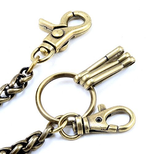 Double K Basic & Simple Strong Key Jean Wallet Chain (30") Bronze CS136 - Image 5