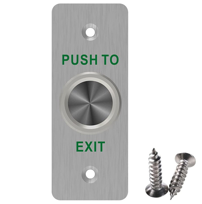 UHPPOTE Momentary Push to Exit Button Outdoor Waterproof Rated IP68 for Door Access Control - Image 1