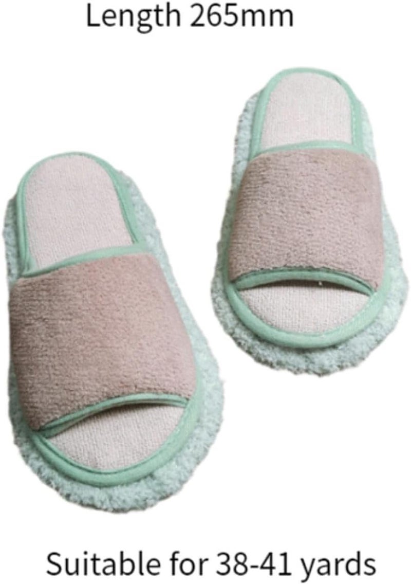 Generic Dusting Slippers for Effortless Home Cleaning, 26.5cm, Khaki Green - Image 3