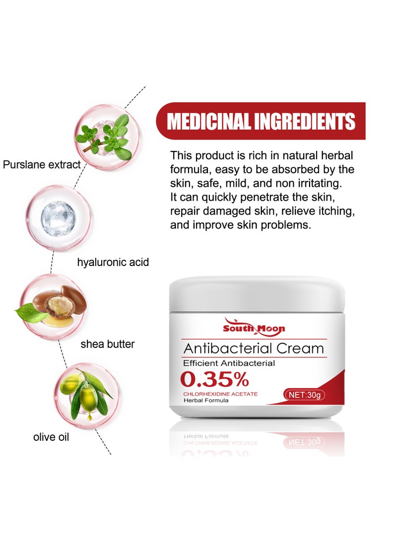 SOUTH MOON - Eczema and Psoriasis Atomizing Creams ，Natural Chinese Herbal Eczema Psoriasis Creams，Treatment Psoriasis Eczema Cream ，Antibacterial Antipruritic Dermatitis Herbal Ointment，Anti-itch Medical Plaster - Image 1