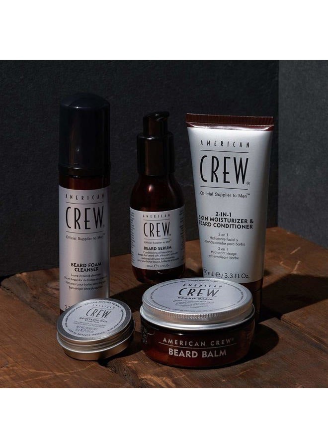 AMERICAN CREW سيروم بلسم لحية أمريكان كرو، مزيج زيت مرطب لحية ناعمة ولامعة وسلسة، 1.7 أونصة سائلة - Image 4