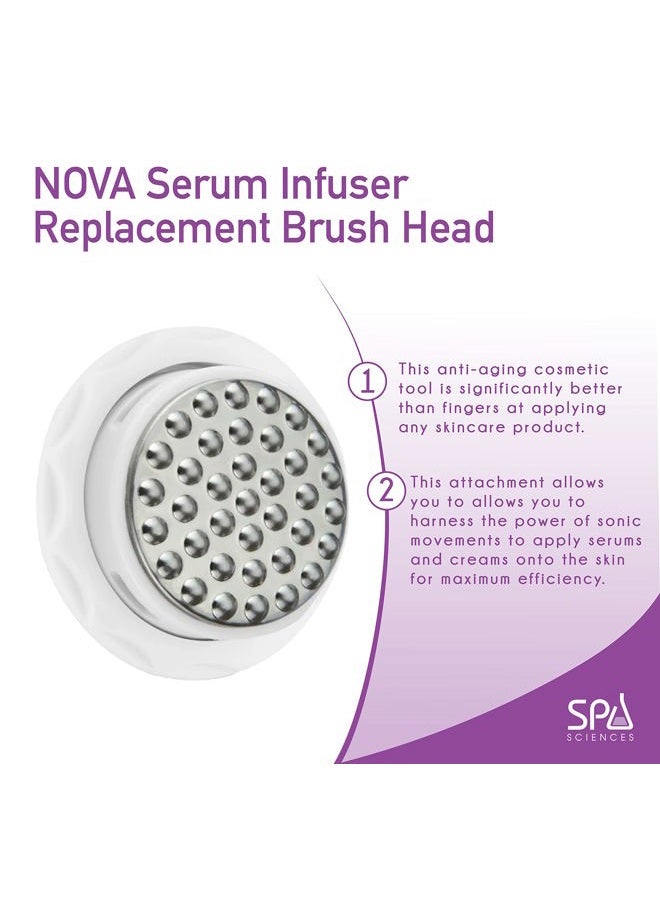 Spa Sciences NOVA Serum Infusion Head - Replacement Treatment Head - For Skincare Infusion - All Skin Types - Image 2