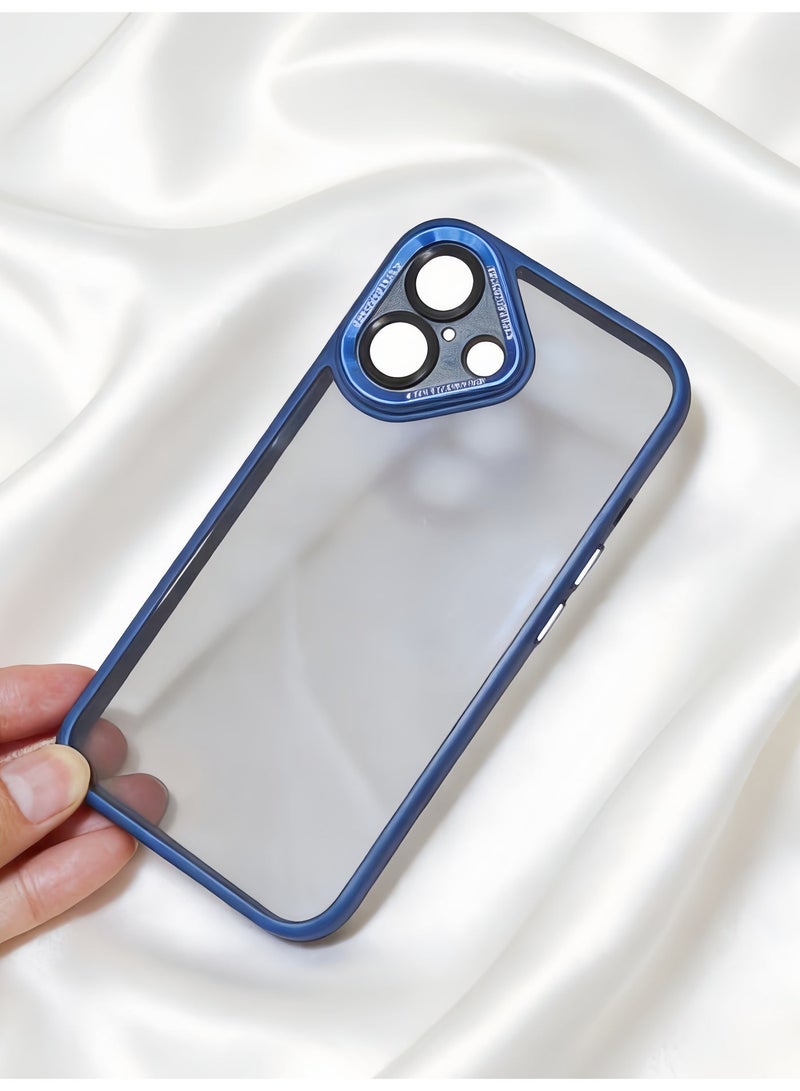 iPhone 16 Plus Transparent Case with Aluminum Camera Lens Protection Frame - Image 2