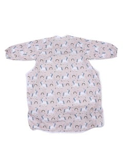 Coverall Baby Feeding Bibs Integrated Waterproof Anti Fouling Polyester Long Sleeve Baby Coverall Bib Horse