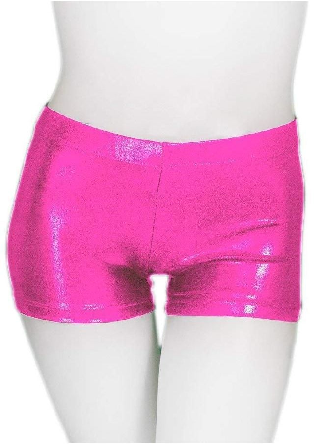 zizi Aosva Little Big Girls' Sparkle Dance Tumbling Athletic Gymnastics Short 2-14Years Rosered  - Image 3
