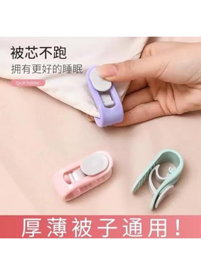 6Pcs Bed Sheet Holder Clips Quilt Fixer Clip No Pins Duvet Gripper Bedding Sheet Fasteners for Blankets Comforter Curtain - Image 4