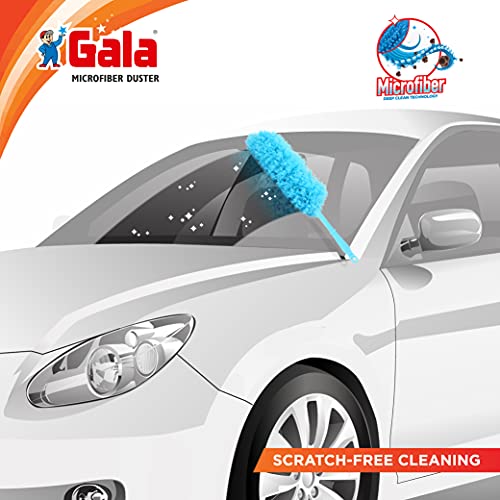 Gala Microfiber Duster, Multipurpose Duster for Home and Car Use, Dust Cleaner for Home Cleaning, Car dust cleaner (Blue) - Image 4